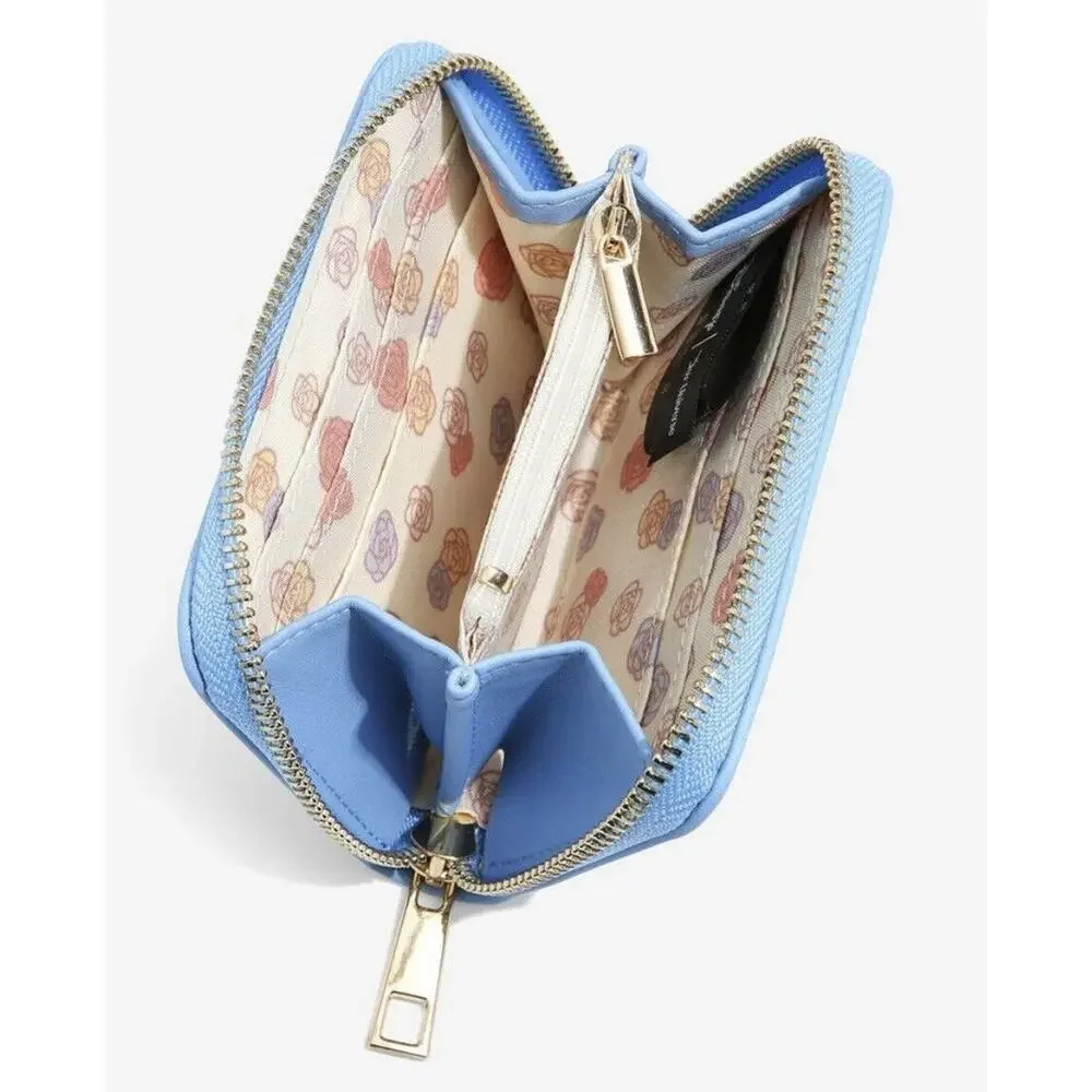 Winnie the Pooh Zip Wallet Jump Rope Flowers NWT Blue Tigger Our Universe